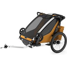 Thule CHARIOT SPORT 2 DOUBLE - Fahrradanhänger - orange/schwarz