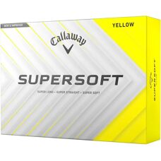Callaway Supersoft Golfball - Gelb