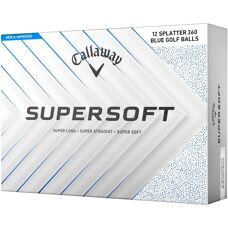 Piłki golfowe Callaway Supersoft Splatter 360 - Niebieskie