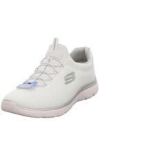 Skechers Summits Vegan White Silver Sneakers - Casual Comfort