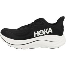 HOKA Dames Clifton 10 Hardloopschoenen - Zwart/Wit