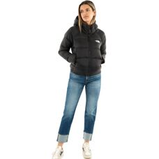 Chaqueta con capucha de plumas para mujer The North Face Hyalite - negra