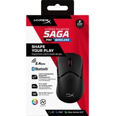 HyperX Pulsefire Saga Pro Kabellose Gaming-Maus - Schwarz