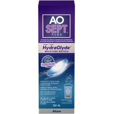 Alcon Aosept Plus HydraGlyde 360ml - Solução para lentes de contato