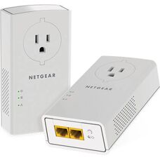Adaptateur PowerLine NETGEAR PLP2000-100FRS - 2000 Mbps - Blanc - Publicité