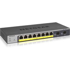 NETGEAR GS110TPv3 Managed Switch - 8 Ports, PoE+ - Grey