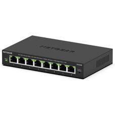 Switch zarządzany NETGEAR GS308E 8-portowy - Ethernet, PoE