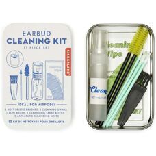 Kikkerland Earbud Cleaning Kit - White - In-ear Accessory