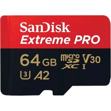SanDisk Extreme PRO A2 200 MB/s microSD - microSDXC 64GB