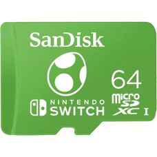 SanDisk microSDXC pour Nintendo Switch (2018) - 64GB Yoshi Edition