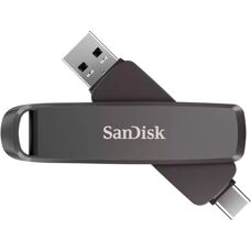 SanDisk SDDDE1-512G-G46 USB Flash Drive - 512 GB - USB Type-C/Type-A - Fekete - Tárolóeszköz