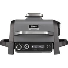 Ninja OG701UK Woodfire Electric BBQ Grill & Smoker - Outdoor, Grey