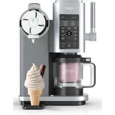 Ninja NC701EU Macchina per gelato - 13 in 1, Nero e Argento