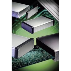 Hammond 1455L2202BK Aluminium Enclosure - 223x103x30.5mm