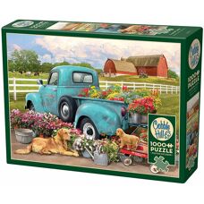 Cobble Hill Flower Truck 1000 Piece Jigsaw Puzzle - Puzzle