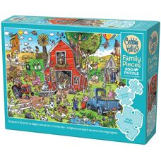 Cobble Hill 47018 Puzzle - Verrückter Bauernhof 350 Teile