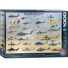 Eurographics Military Helicopters Jigsaw Puzzle - 1000 Pieces