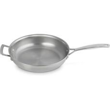 Le Creuset 28cm 3-Ply Stainless Steel Frying Pan - Silver - Kitchenware