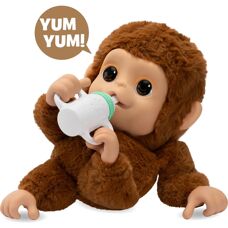 Moose Toys Mój Małpka - Wielokolorowa - Interaktywny Plusz