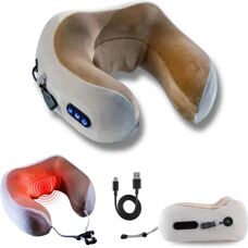 WELLPRIME Nacken u.Schulter Massagegerät - Miracle Massager, 3 Modi, vibrierend + Massage