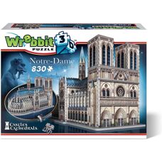 Wrebbit Notre Dame Kathedraal 3D Puzzel - 830 Stukken