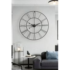 Garney - D80cm - Grey - Wall Clock