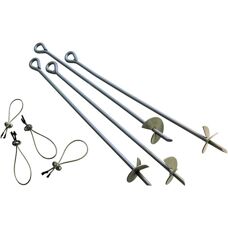 ShelterLogic Bodenanker - 68,5cm Stahlpfahl für Zelte & Pavillons