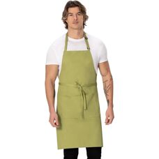 Grembiule Verde Lime Chef Works - Regolabile, Doppia Tasca