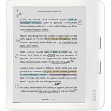 Lettore ebook Kobo Libra Color - 32 GB - Bianco - Impermeabile