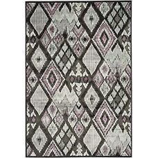 NADUVI Salma Viskose Grau Teppich - Rechteckig 340x244 cm