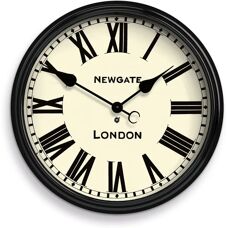Newgate Battersby Wall Clock - Roman Numeral, 50cm, Black