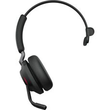 Jabra Evolve2 65 Mono Wireless Headset - Black - Headphones/Headset
