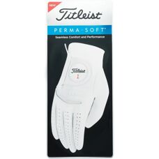 Titleist Perma Soft herregolfhanske - Venstre, hvit, ML