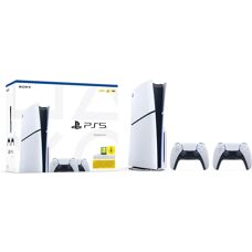 Sony PlayStation 5 Slim (PS5 Slim) - Edição Padrão + 2 Controladores DualSense