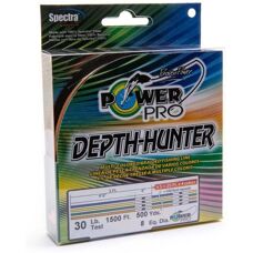 Línea Trenzada Power Pro Depth Hunter - Multicolor 1600 M