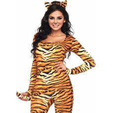 Leg Avenue 83895_10905 Polyester Tiger Kostym - Kostym