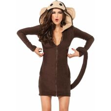 Costume di Scimmia con Cappuccio Leg Avenue - Costume