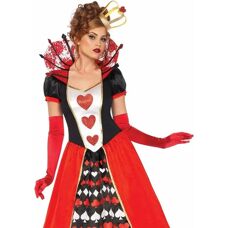 Leg Avenue Koningin van Hartjes Kostuum - Alice Thema