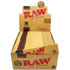 RAW Organic Classic King Size Slim Rolling Papers - 110x44mm
