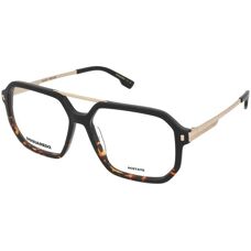 Dsquared2 D2 0123 WR7 Fekete Unisex szemüveg - Szemüveg