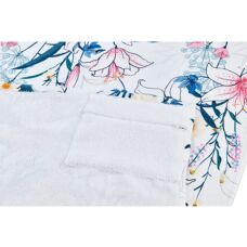 DONE Weiße Blumen Bunt 90x180cm - Strandtuch