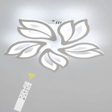 GOECO - Modern Flower Ceiling Light - 60W LED with Remote