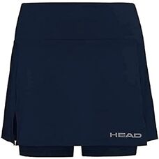 HEAD Dark Blue Skort - High Waist Tennis Skirt - Sportswear