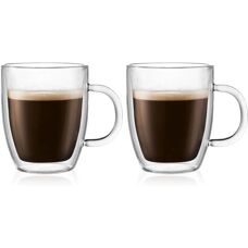 BODUM UK Doppelwand Bistro Becher - Glas - 0,3 Liter