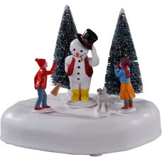 Lemax Frosty dice Ciao - Scena animata villaggio di Natale