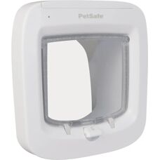 PetSafe Microchip Kattenluik - Wit - Kattenluik