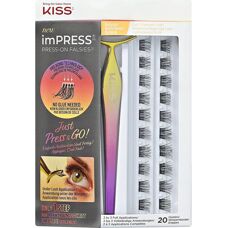 Kiss imPRESS Press-on Wimpers - Naturel - Valse Wimpers
