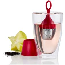 AdHoc - Floatea - Rot - Edelstahl/Kunststoff - Tea infuser