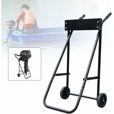SENDERPICK - Außenborder Wagen - 70 kg - Schwarz - Stand