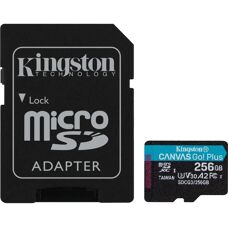 Kingston Canvas Go! Plus microSDXC - 256GB (Adaptador)